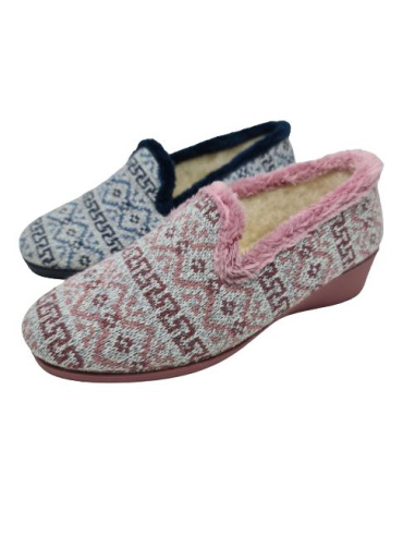 Zapatilla Cuña Punto Muyter Mod 7009