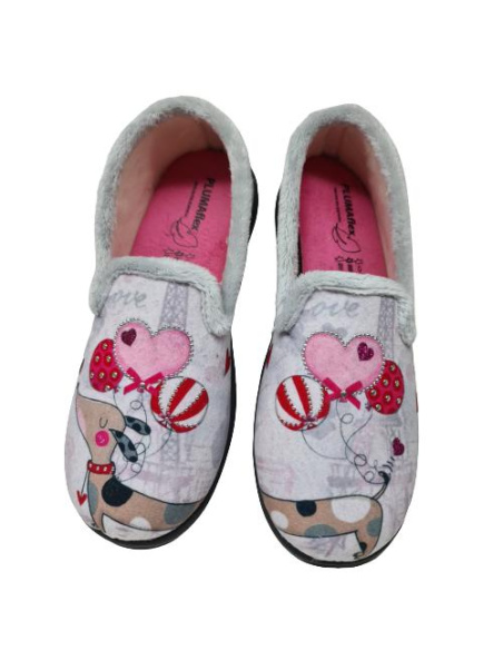 Zapatilla De Casa Perrito Mod  12215 Pluma Flex