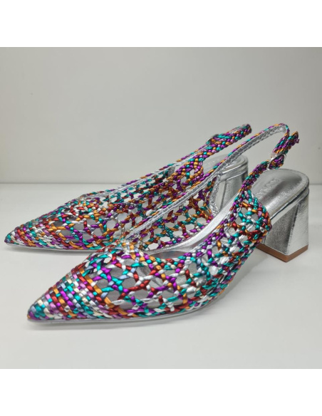 Stiletto Destalonado Trenza Multi A3000