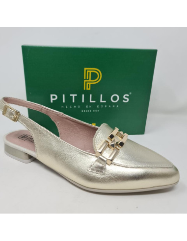 Stiletto plano Pitillos Adorno Metalico Mod 5785