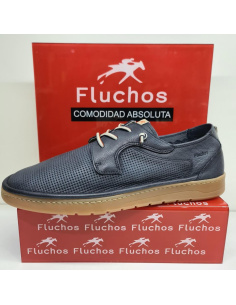 Zapato Fluchos Casual  Leo  Marino F1947