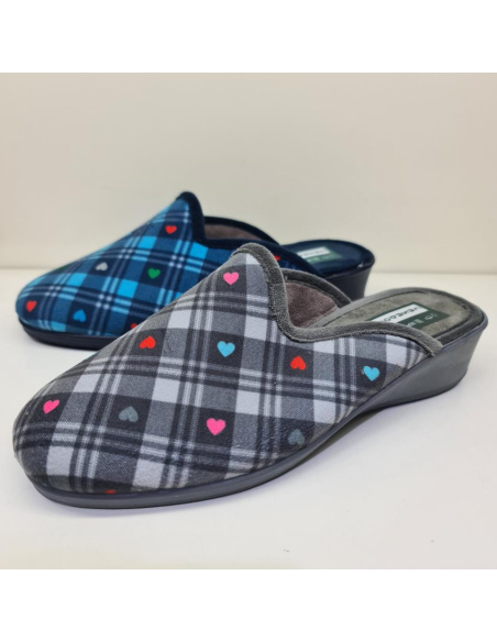 Zapatillas De Casa Corazones Mod  082 Casadona