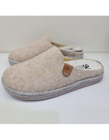 Zapatilla Salvi Confort Elfo Crema 56L-000