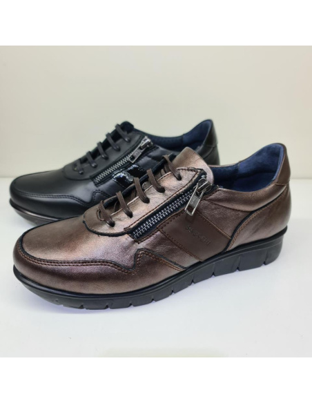 Zapato Adorno Cremallera Baerchi 40901