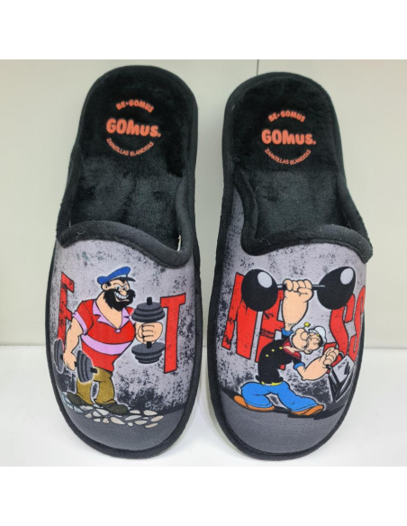 Zapatilla De Casa Popeye  Mod  6636 Gomus 
