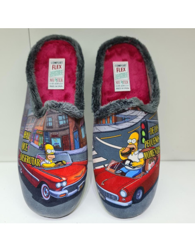 Zapatilla Simpson Coche Muyter 906