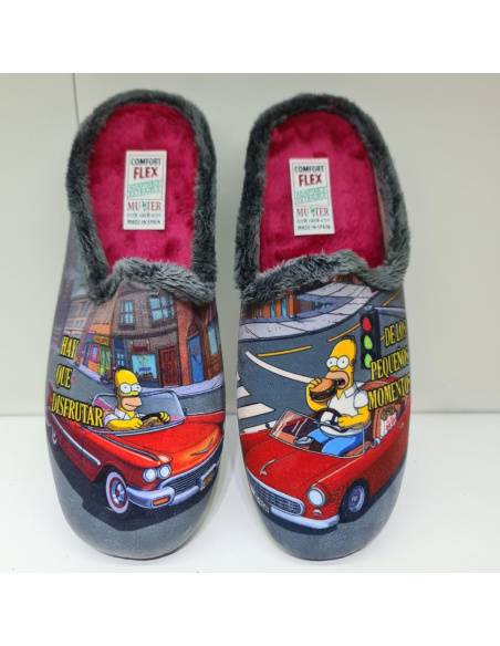 Zapatilla Simpson Coche Muyter 906