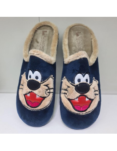 Zapatilla De Casa Diablo Mod  4811 Vulca Bicha