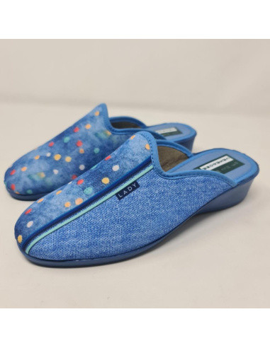 Zapatilla De Casa Lunares Mod  073  Casadona
