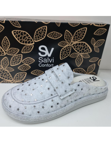 Zapatilla De Casa Estrellas Mod  61L-001 Salvi