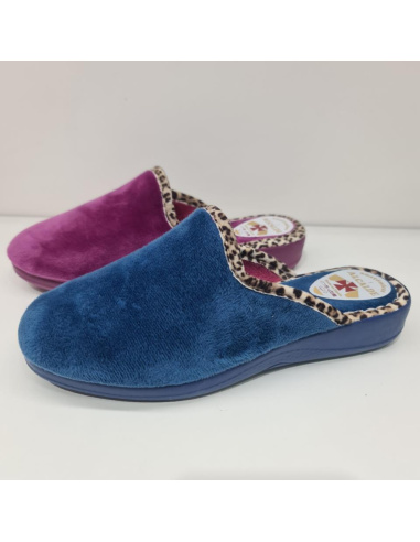 Zapatilla Borde Leopardo Alcalde 4800