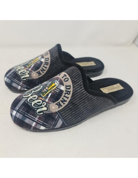 Zapatilla De Casa Cerveza Mod  8800 Mariel 
