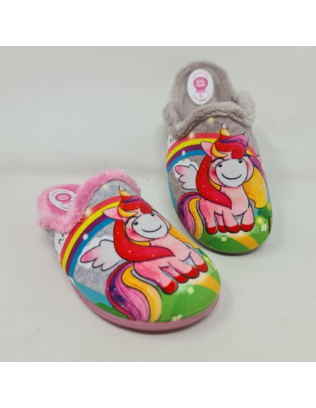 Zapatilla De Casa Unicornio Mod  61055 Alcalde