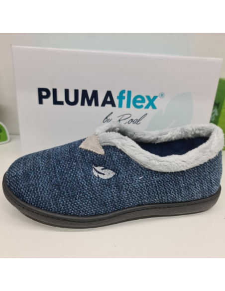 Zapatilla De Casa Cerrada Pluma Flex Mod  12014 