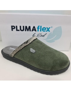 Zapatilla De Casa Clásica  Mod  80032  Pluma Flex