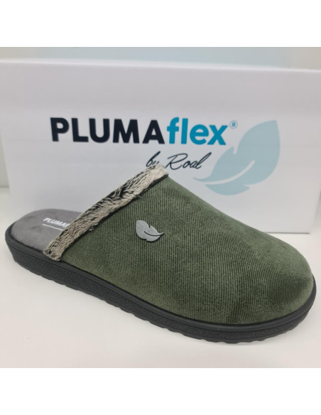 Zapatilla De Casa Clásica  Mod  80032  Pluma Flex