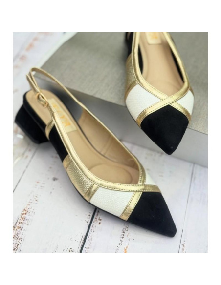 Stiletto Tacón Medio Buenarotti  DB 3471 Negro