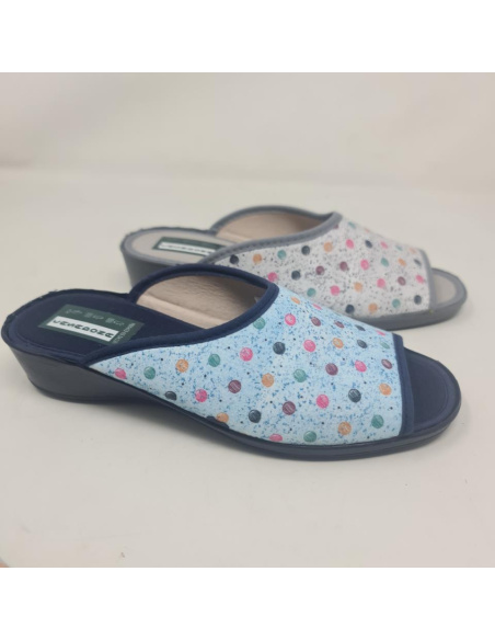 Zapatilla De Casa Lunares Mod  085 Casadona