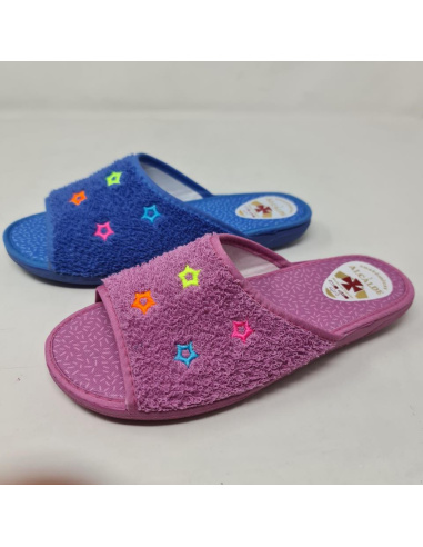 Zapatilla Toalla Estrellitas Alcalde Mod 65140