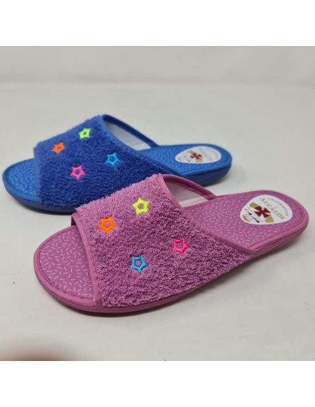 Zapatilla Toalla Estrellitas Alcalde Mod 65140