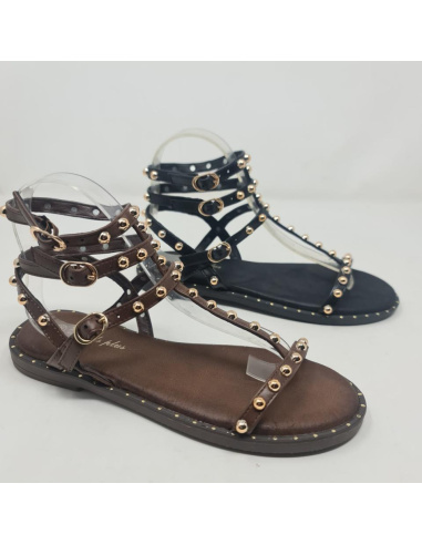 Sandalia Romana Tachas Q6627
