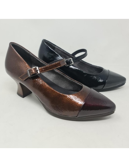Stiletto Con Pulsera Charol 26301