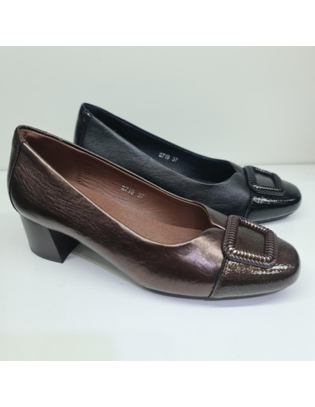 Zapato Tacón Medio V&D Mod 2719
