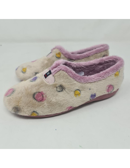 Zapatilla Cerrada Circulos Muyter Mod 371