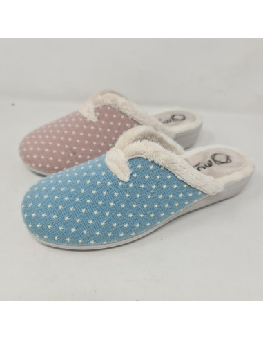 Zapatilla Destalonada Punto Muro 6304