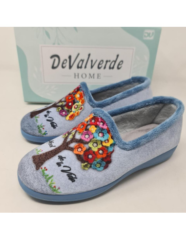 Zapatilla Cerrada Arbol De Valverde Mod 1192