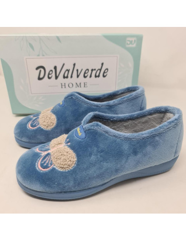 Zapatilla Cerrada Mariposa De Valverde Mod 1209