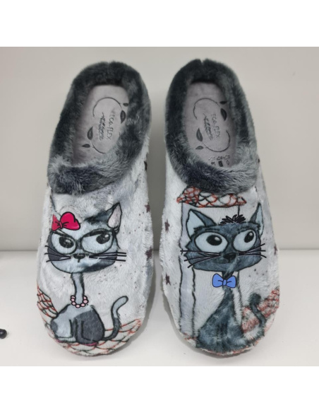 Zapatilla Destalonada Gatos Eco-Flex 12014