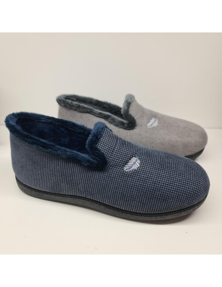 Zapatilla De Casa Cerrada Lisa Niza  Mod  12023 Fl