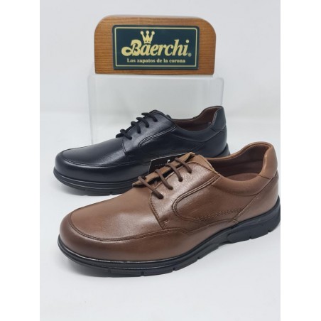 Zapato Blucher Baerchi Ancho Espcial Mod 1250