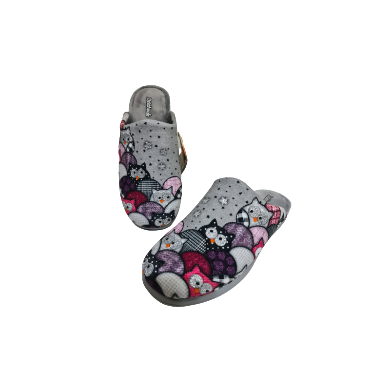 Zapatilla Descubiera Búhos DeValverde Mod 1131SLL