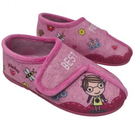 Zapatilla niña Velcro Mod  7081