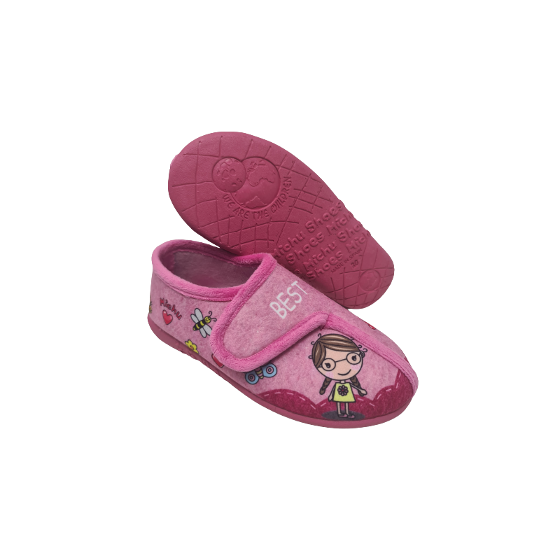 Zapatilla niña Velcro Mod  7081