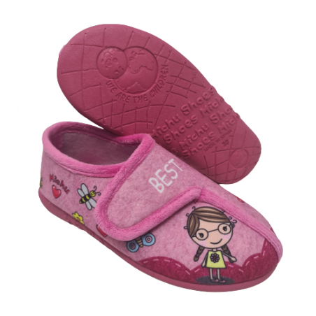 Zapatilla niña Velcro Mod  7081