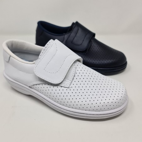 Zueco Anatomico Velcro Picado Mod 18793
