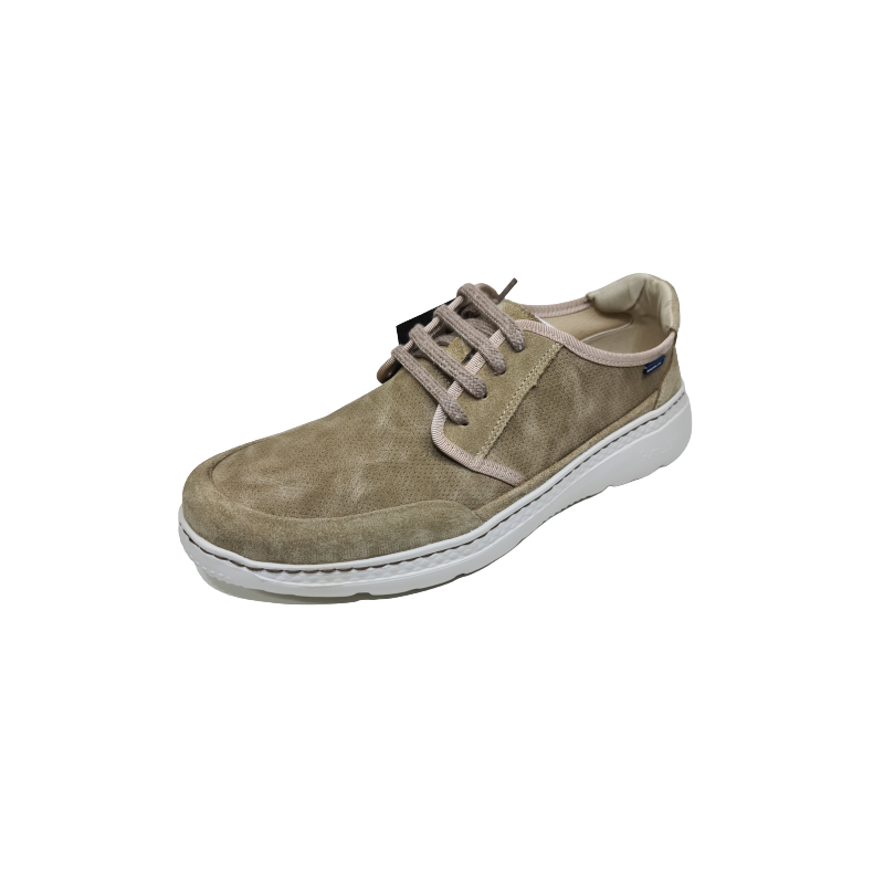 Zapato Ante Con Cordón Mod. 5170 Baerchi