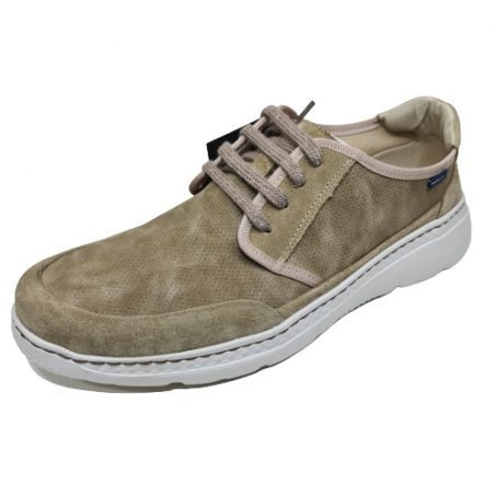 Zapato Ante Con Cordón Mod. 5170 Baerchi