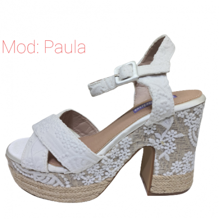 Zapato Plataforma Mandarina Mod Paula