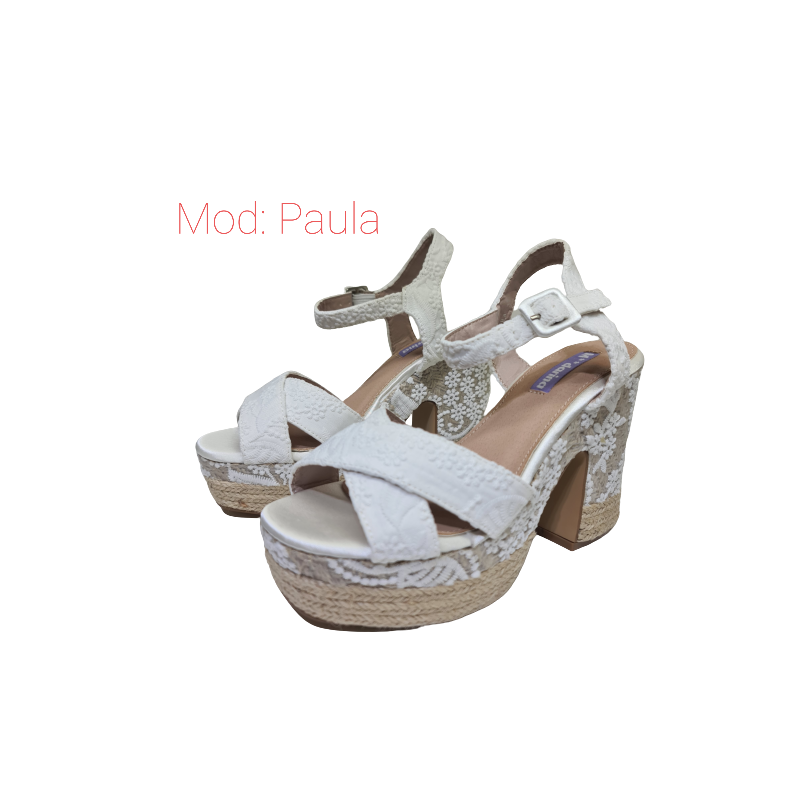 Zapato Plataforma Mandarina Mod Paula