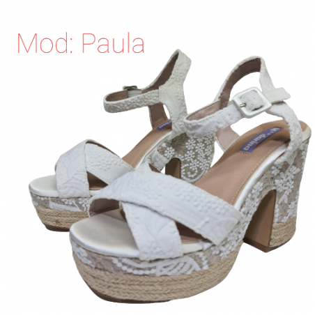 Zapato Plataforma Mandarina Mod Paula