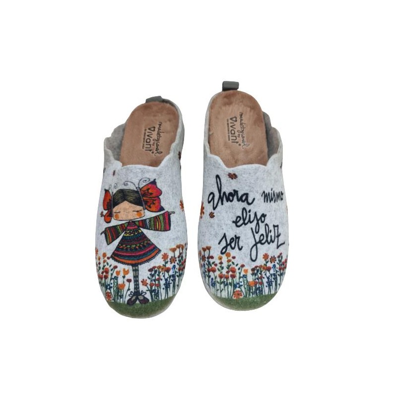 Zapatilla Frida Ser Feliz Vivant Mod IL-C-222215