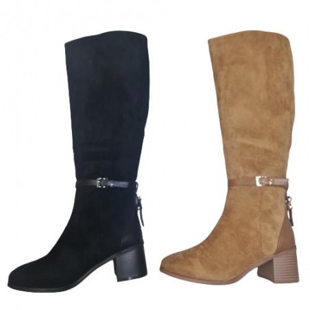 Bota Tacón  Hebilla Mod  5752 Ideal Shoes
