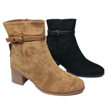 Botín Tacón Hebilla Ideal Shoes Mod 5753