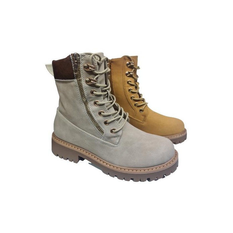 Bota tipo panamá Cremallera Mod 8744