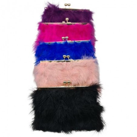 Cartera Fiesta Plumas