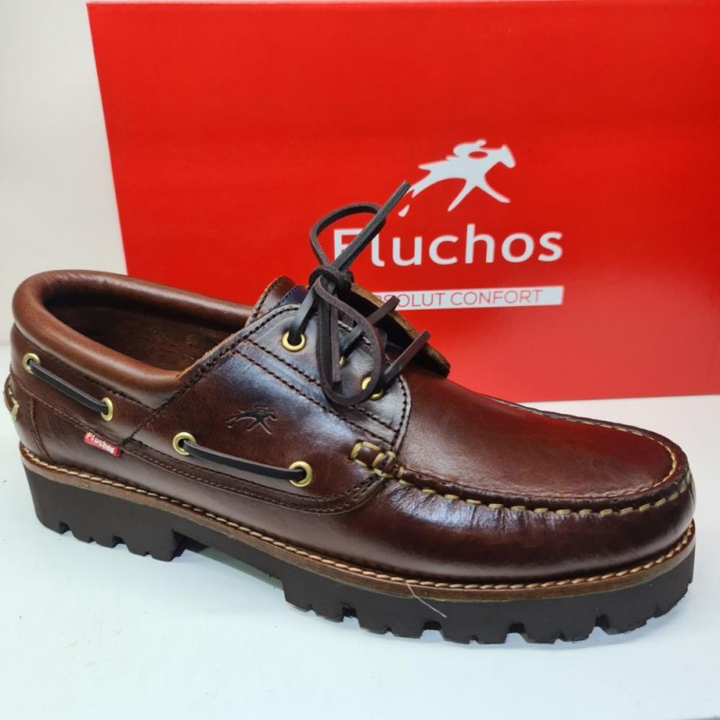Zapato Fluchos Richfiel PULL CASTAÑO Mod F0046